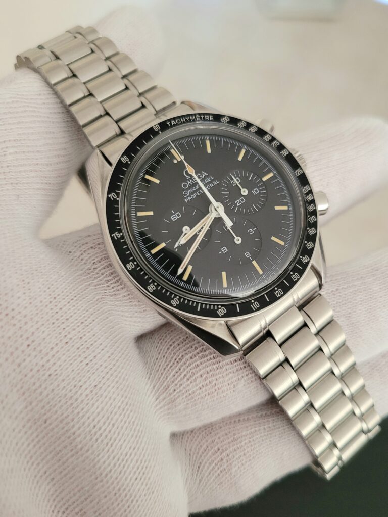 Omega Speedmaster Professional Moonwatch Tritium Dial Hesalite Crystal