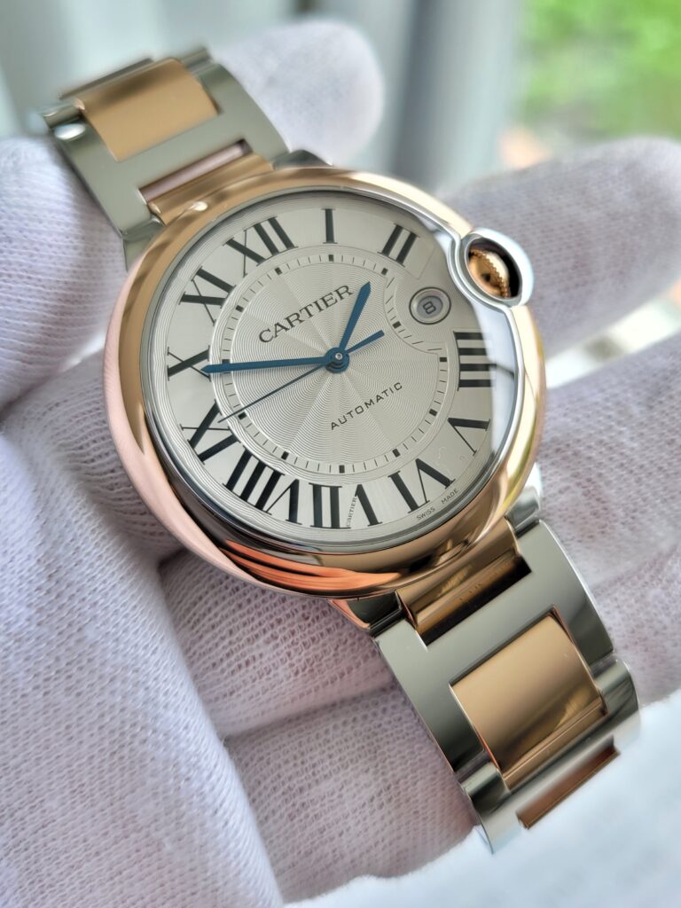 Cartier Ballon Bleu 18ct Rose Gold & Stainless Steel, Reference ...