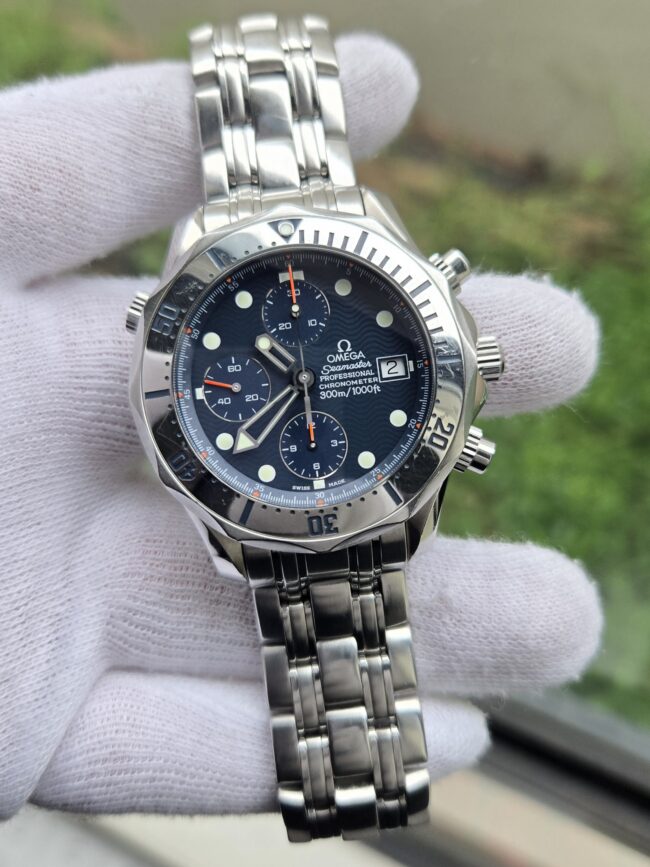 Omega Seamaster Professional 300m Chronograph, 41mm Stainless Steel, Reference 2598.80, Year 2006, Excellent Condition, Serviced, Full Set with Box, Booklets & Warranty Card
