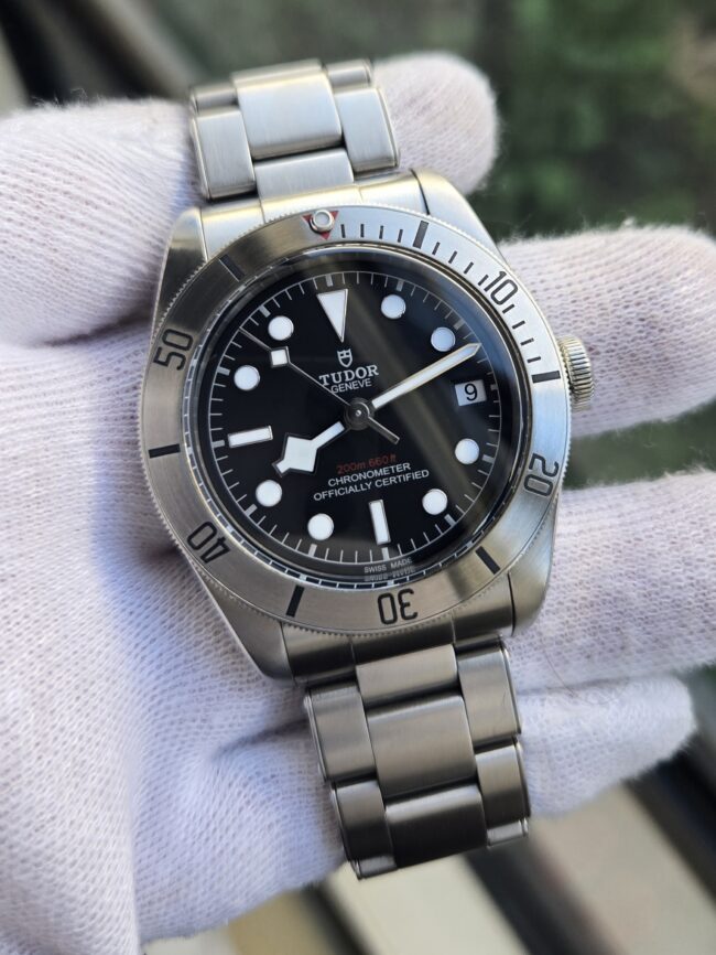 Tudor Black Bay Steel on Bracelet, Reference 79730, Year 2021, Local stock, Excellent Condition, Full Set with Box, Booklets & Warranty Card